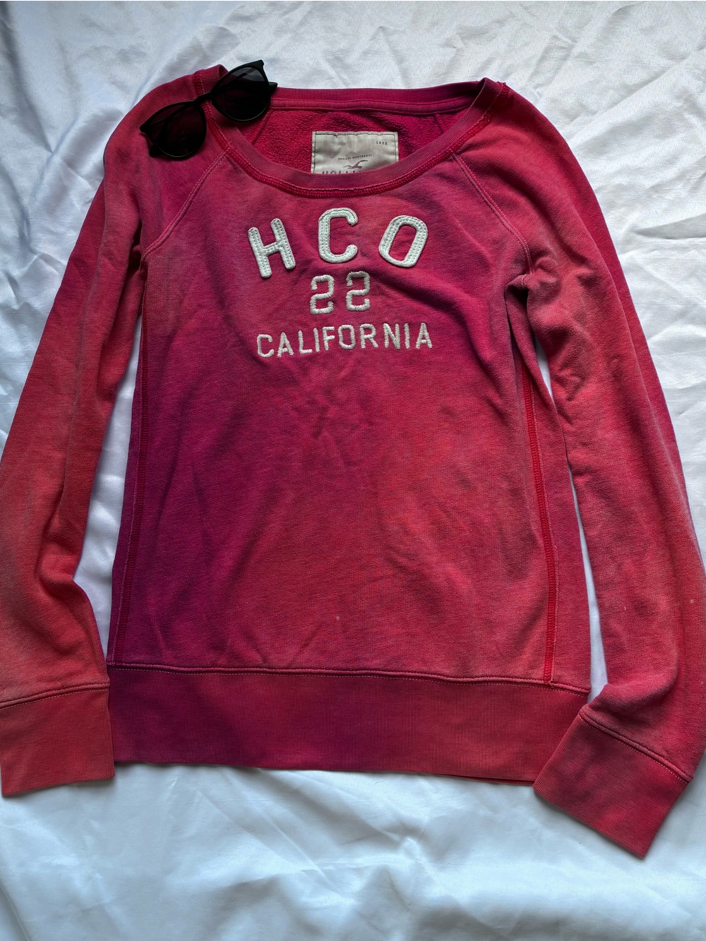 Hollister Pink HCO 22 California Crewneck Sweater